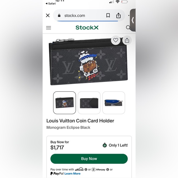 Louis Vuitton limited edition by Virgil Abloh Eclipse trunk Card holder wallet - Picture 2 of 7